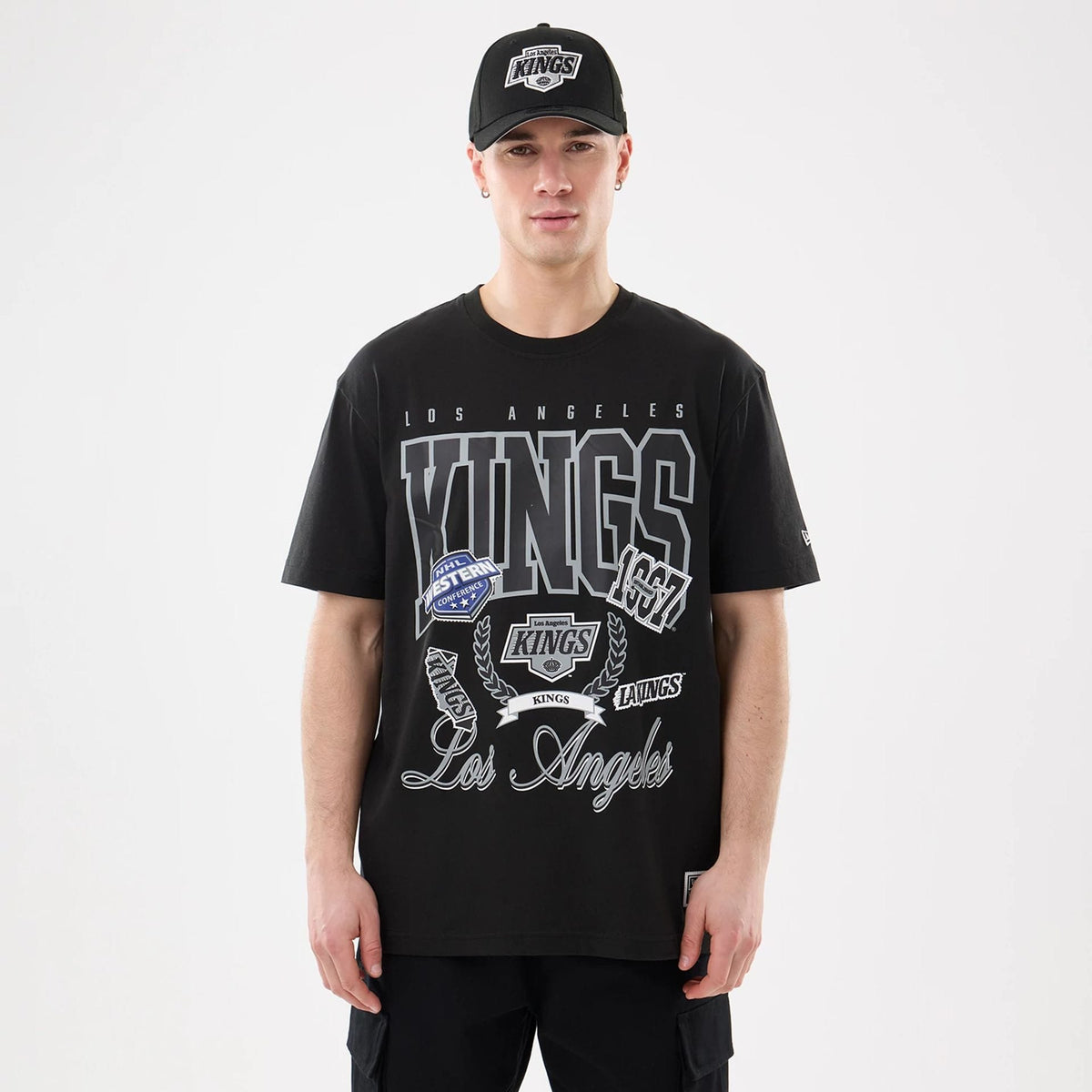 LA Kings NHL Sport Classic Black T-Shirt-klyvox