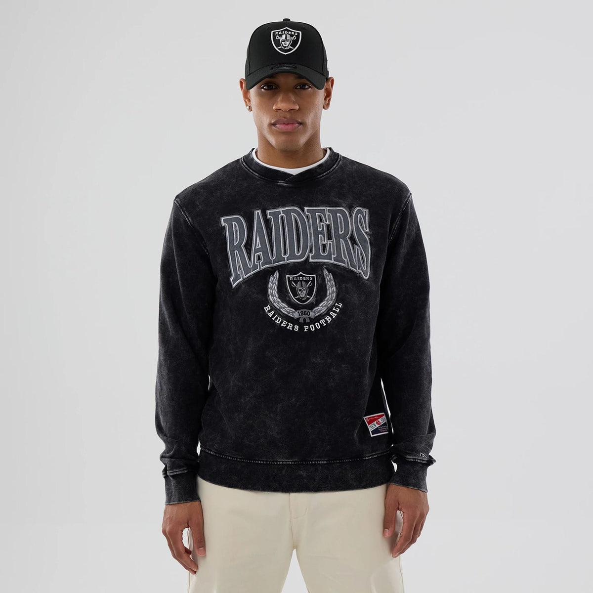 Las Vegas Raiders NFL Black Crew Neck Sweater-klyvox