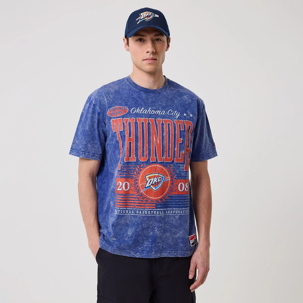 Oklahoma City Thunder NBA Blue T-Shirt-klyvox
