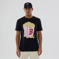 Boston Red Sox MLB Popcorn Navy T-Shirt-klyvox