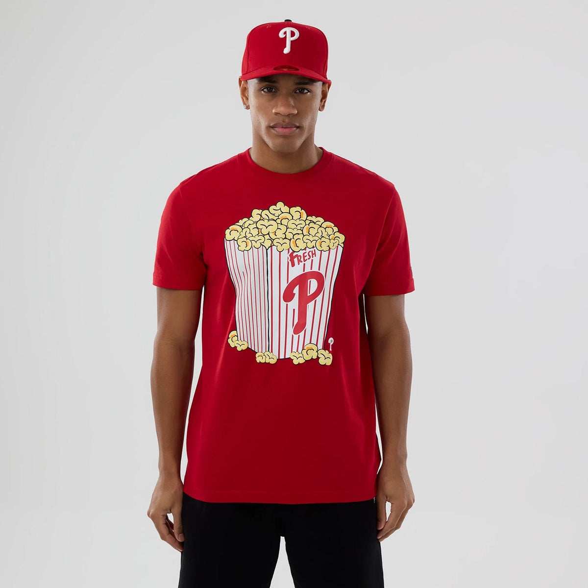 Philadelphia Phillies MLB Popcorn Red T-Shirt-klyvox