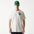 Boston Celtics NBA Hotdog Cream T-Shirt-klyvox