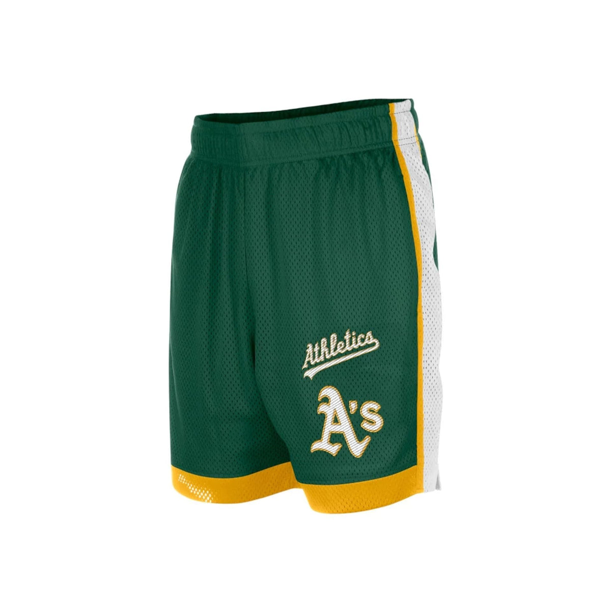 Athletics MLB Dark Green Mesh Shorts-klyvox