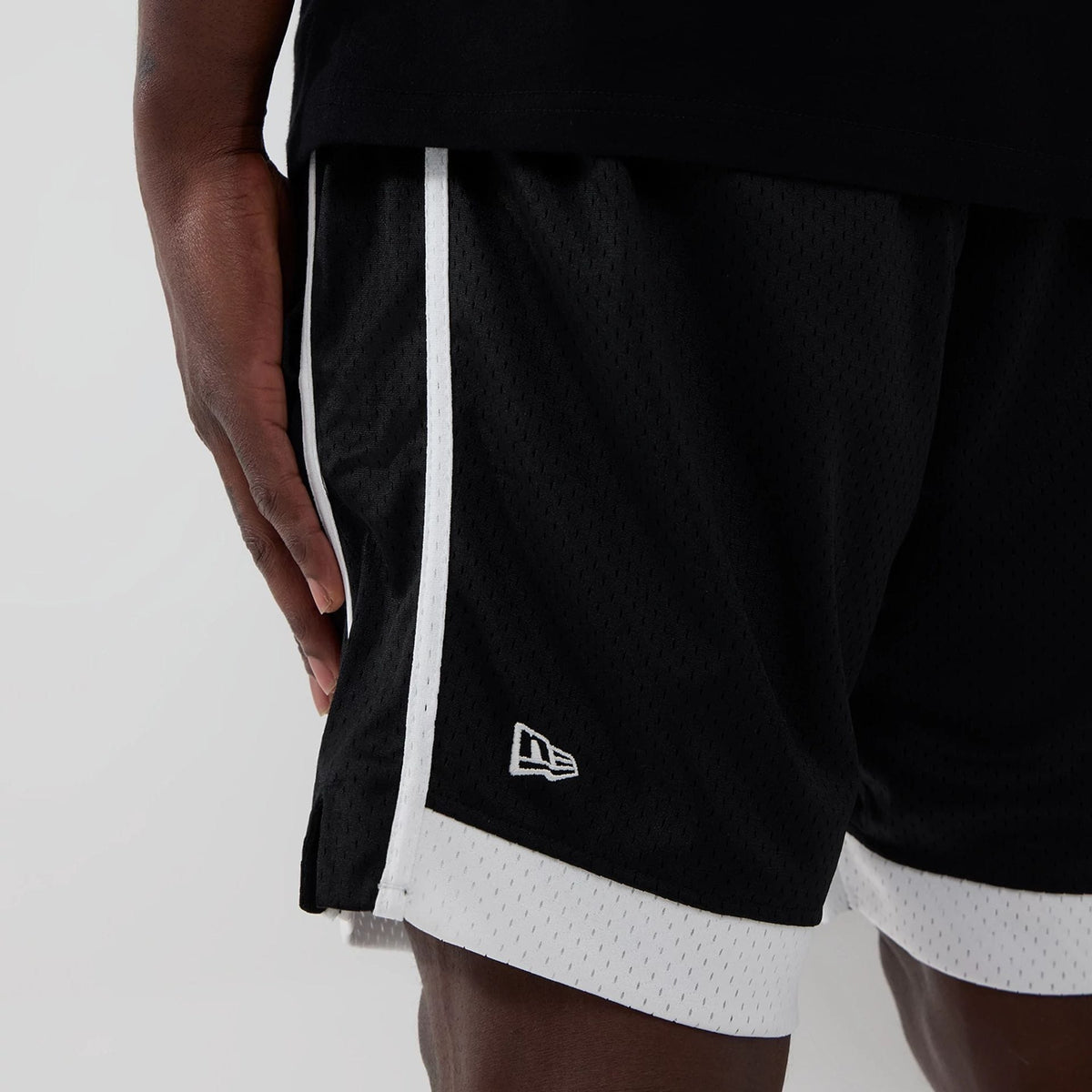 Chicago Bulls NBA Black Mesh Shorts-klyvox