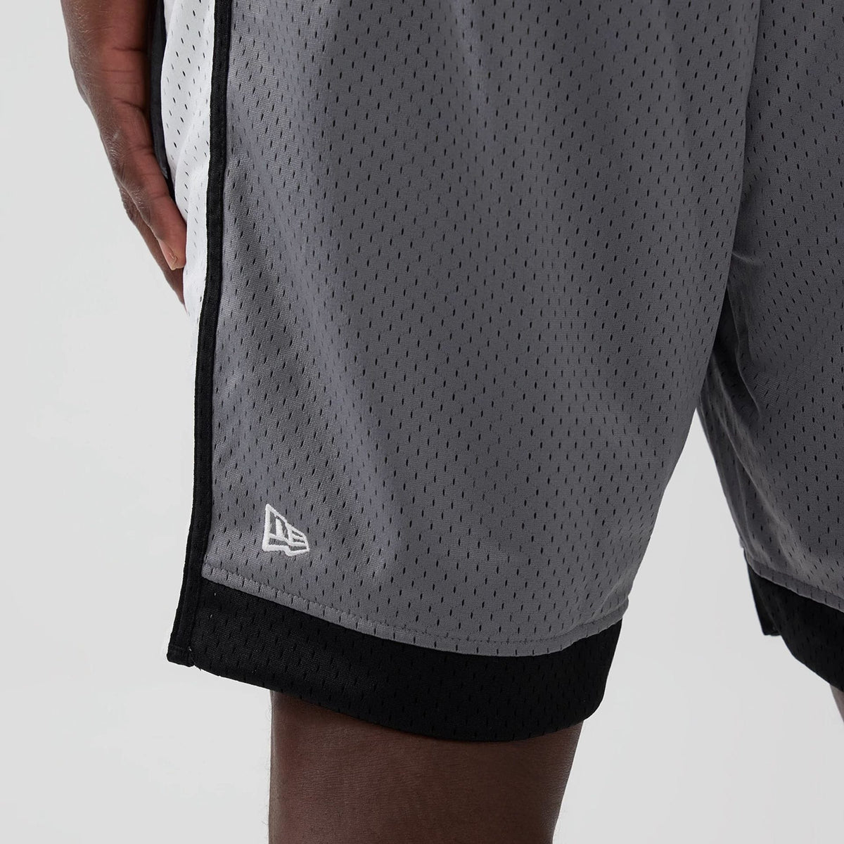 Las Vegas Raiders NFL Grey Mesh Shorts-klyvox