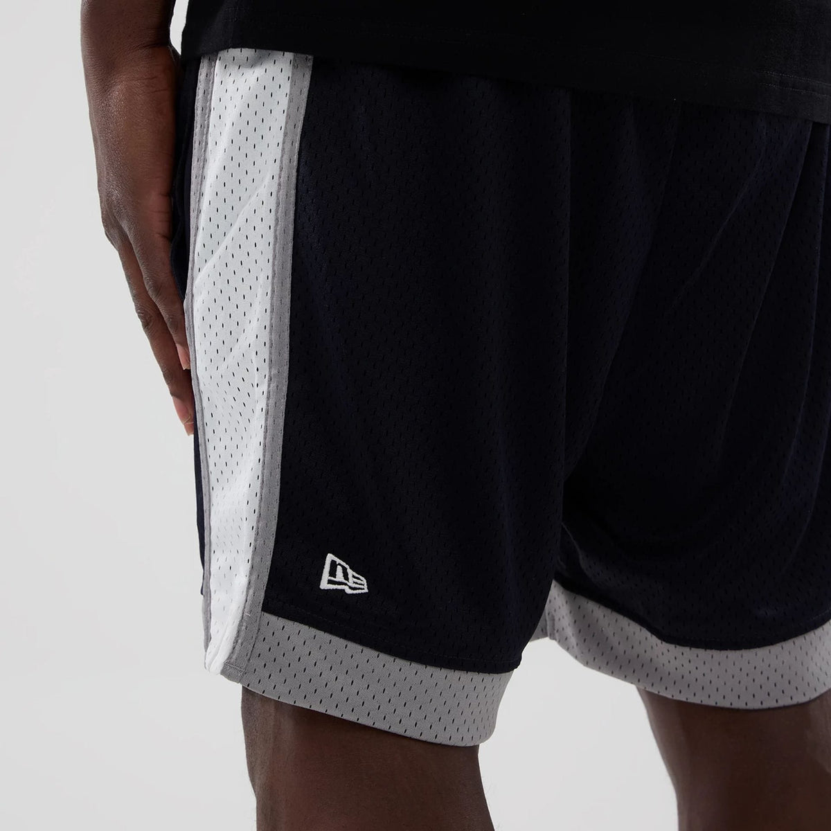 New York Yankees MLB Navy Mesh Shorts-klyvox