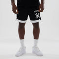 New York Yankees MLB Black Mesh Shorts-klyvox