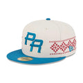 Puerto Rico WBC Latin Embroidery Light Beige 59FIFTY Fitted Cap-klyvox