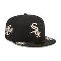 Chicago White Sox MLB Script Black 59FIFTY Fitted Cap-klyvox