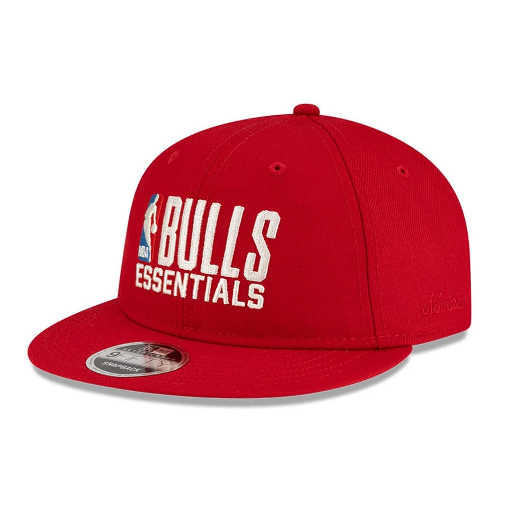 Chicago Bulls FOG x NBA Red Retro Crown 9FIFTY Adjustable Cap-klyvox