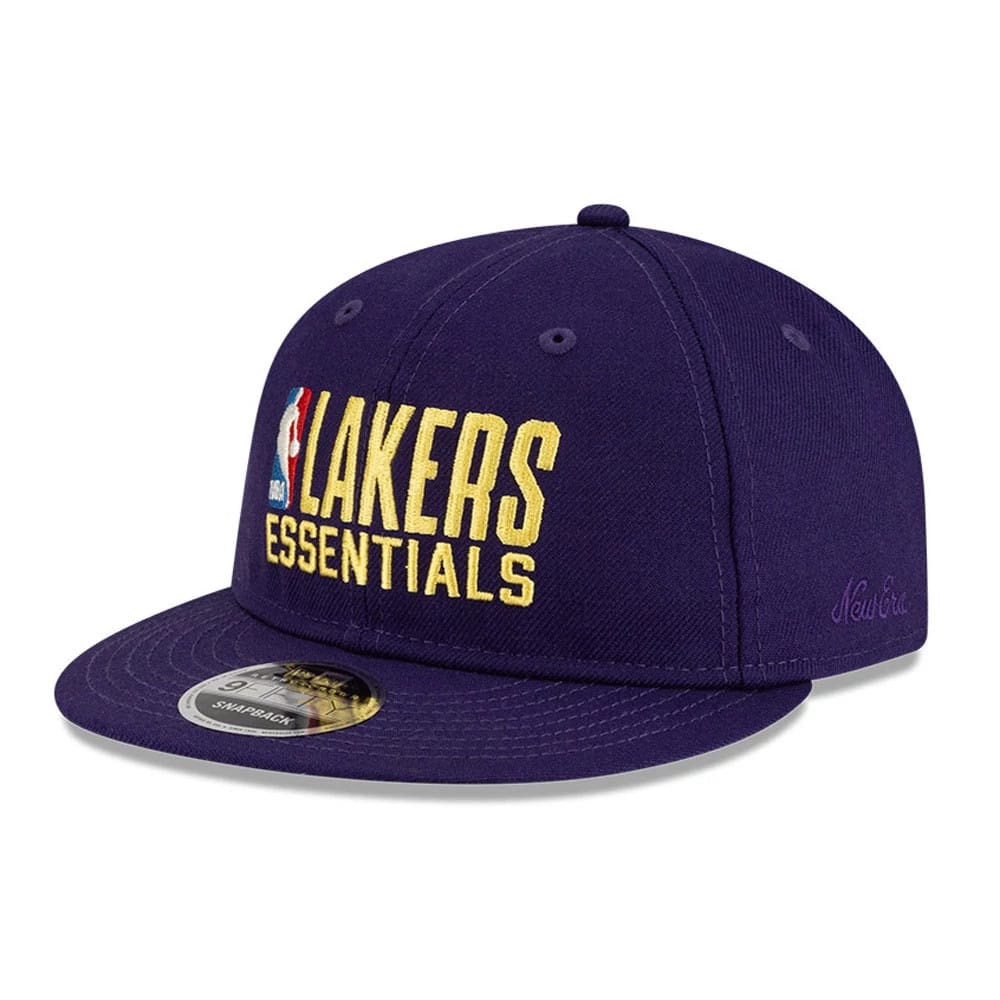 LA Lakers FOG x NBA Dark Purple Retro Crown 9FIFTY Adjustable Cap-klyvox