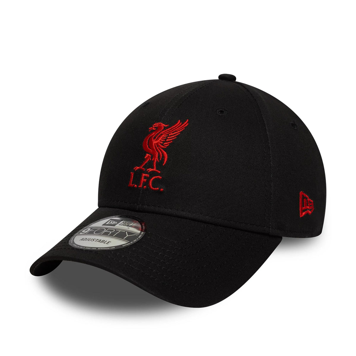Liverpool FC Core Black 9FORTY Adjustable Cap-klyvox