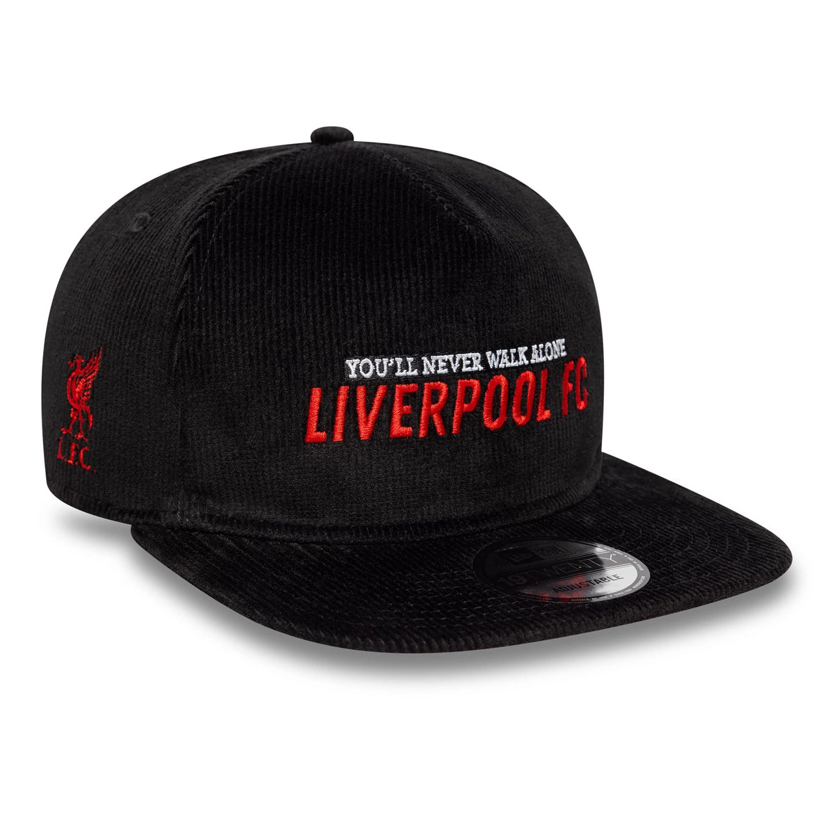 Liverpool FC Cord Black 19TWENTY Adjustable Cap-klyvox
