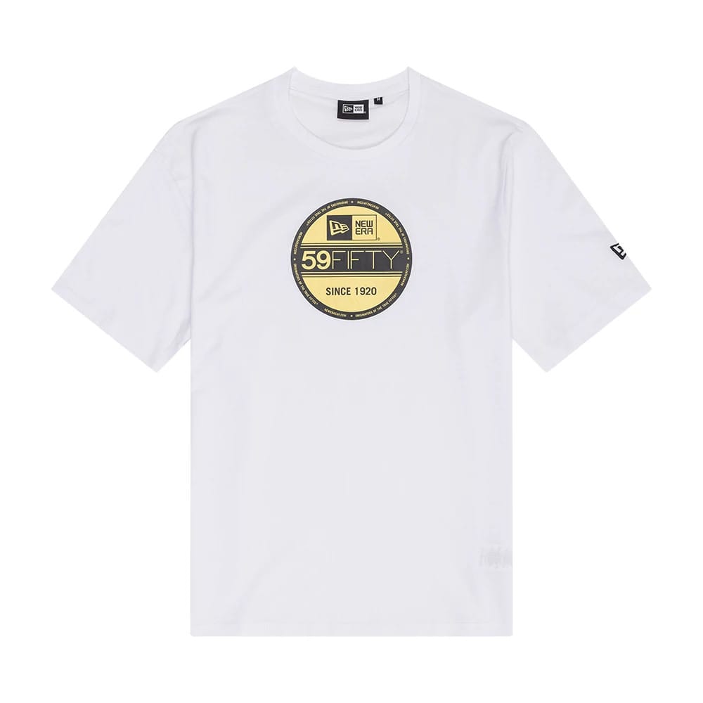 New Era Sticker Graphic White T-Shirt-klyvox