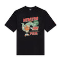 New Era Character Graphic Black Oversized T-Shirt-klyvox