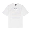 New Era Food Graphic White Oversized T-Shirt-klyvox