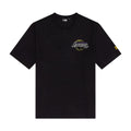 LA Lakers NBA Neon Graphic Black T-Shirt-klyvox