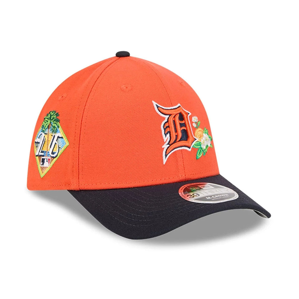 Tigers MLB Spring Training 2026 Orange 39THIRTY M-Crown Stretch Fit Cap-klyvox