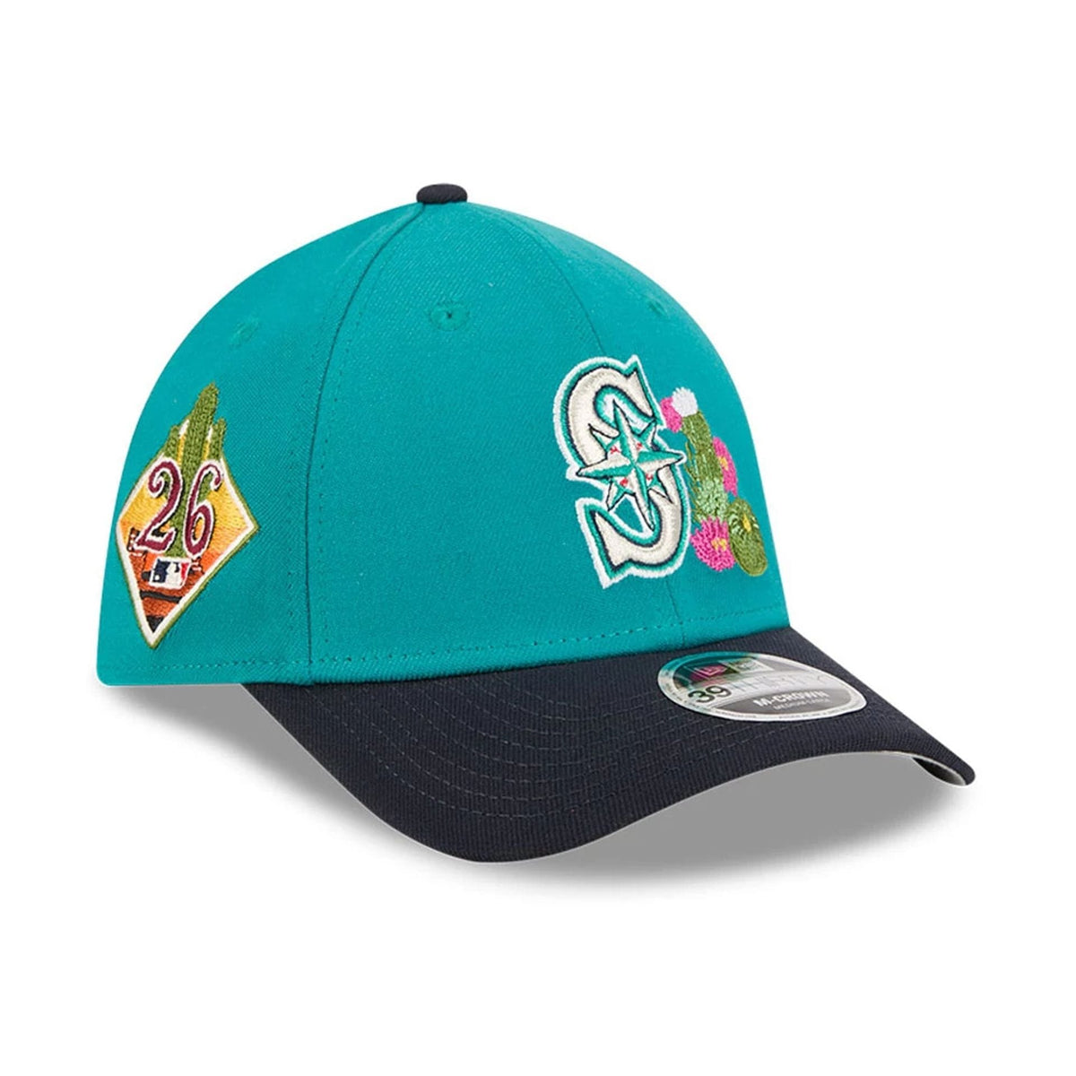 Mariners MLB Spring Training 2026 Green 39THIRTY M-Crown Stretch Fit Cap-klyvox