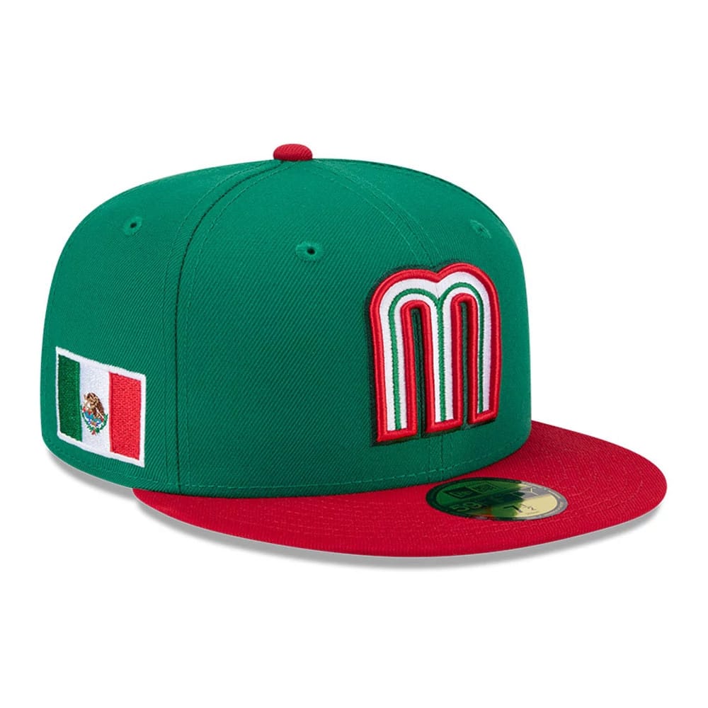 Mexico MLB World Baseball Classic 2026 Green 59FIFTY Fitted Cap-klyvox