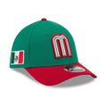 Mexico MLB World Baseball Classic 2026 Green 39THIRTY M-Crown Stretch Fit Cap-klyvox