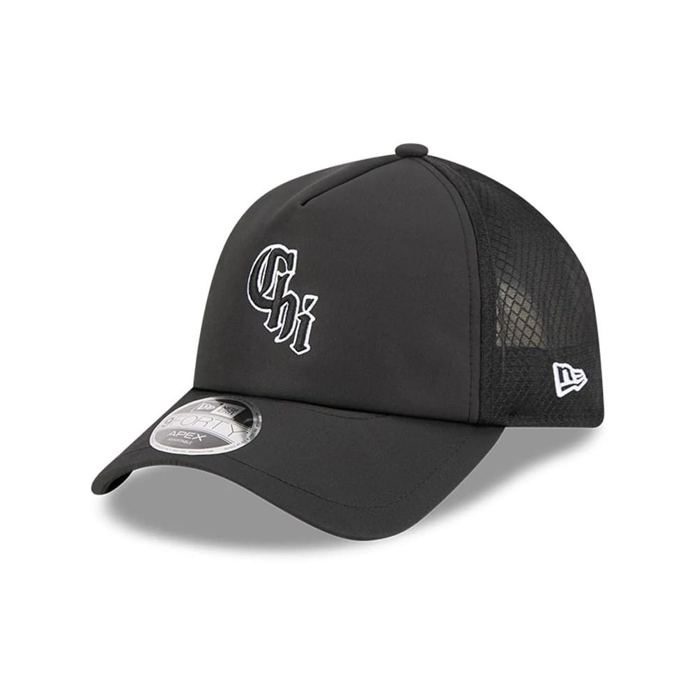 White Sox MLB Batting Practice 2026 Black 9FORTY Apex Adjustable Cap-klyvox