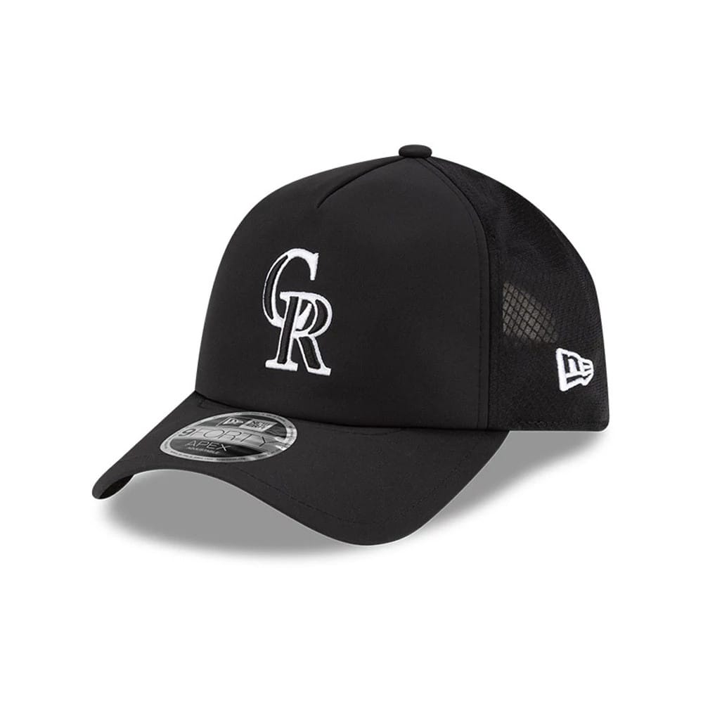 Colorado Rockies MLB Batting Practice 2026 Black 9FORTY Apex Adjustable Cap-klyvox