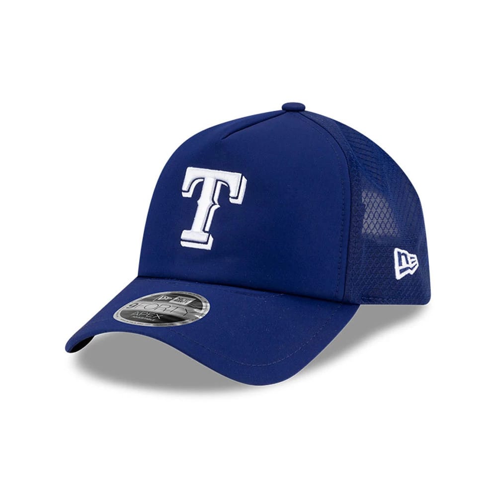 Texas Rangers MLB Batting Practice 2026 Dark Blue 9FORTY Apex Adjustable Cap-klyvox