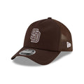 San Diego Padres MLB Batting Practice 2026 Dark Brown 9FORTY Apex Adjustable Cap-klyvox