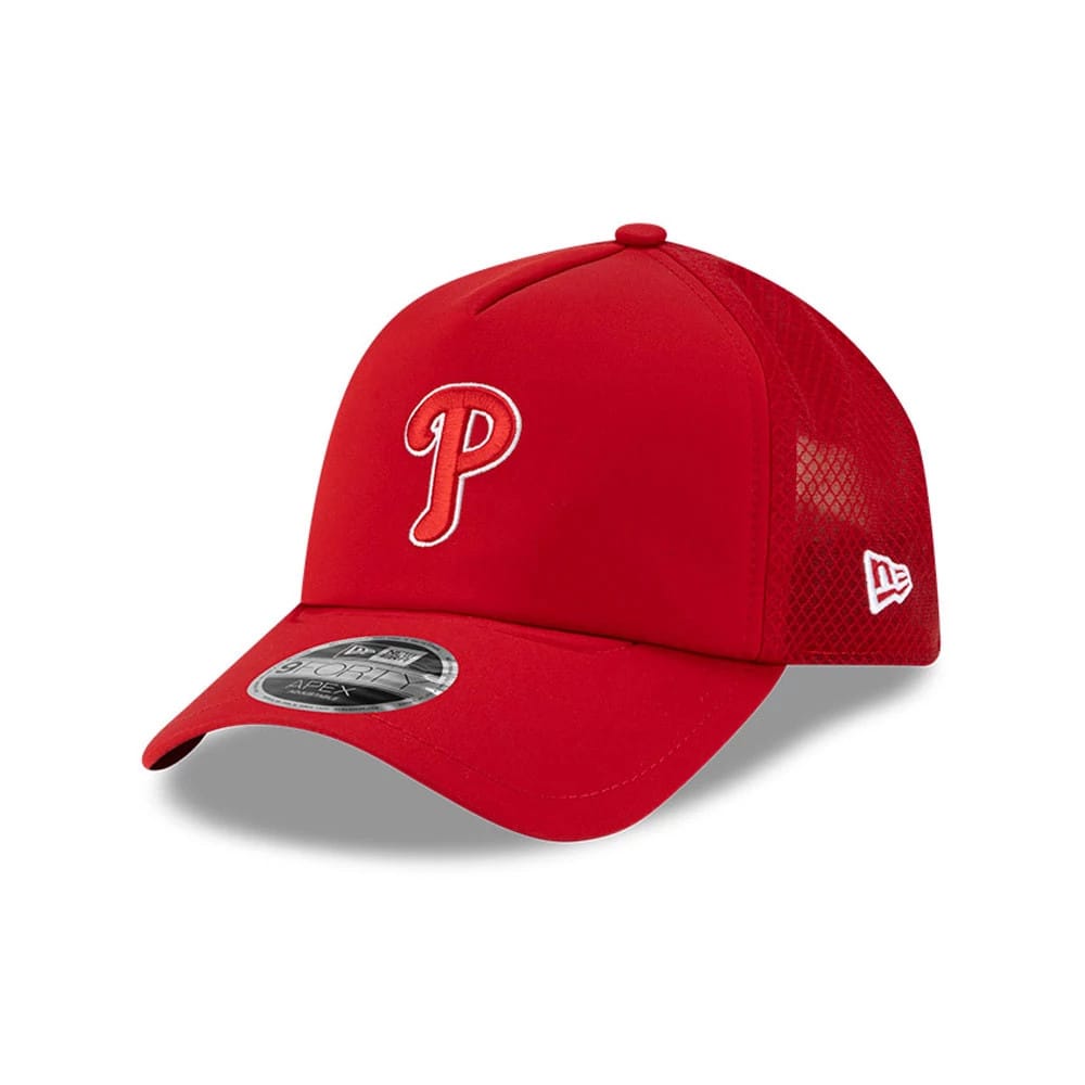 Philadelphia Phillies MLB Batting Practice 2026 Red 9FORTY Apex Adjustable Cap-klyvox