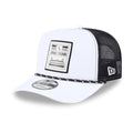 Chicago White Sox MLB Lines Black 9FIFTY A-Frame Snapback Adjustable Cap-klyvox