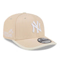 New York Yankees MLB Wicker Cream 9SEVENTY Stretch Snap Adjustable Cap-klyvox