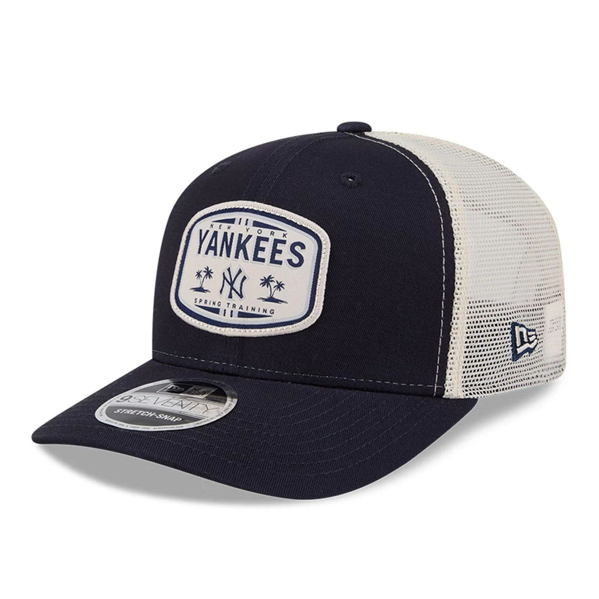 New York Yankees MLB Patch Navy 9SEVENTY Stretch Snap Adjustable Cap-klyvox