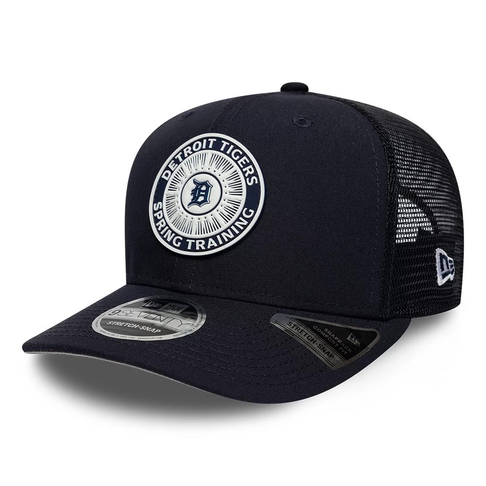 Detroit Tigers MLB Circles Navy 9SEVENTY Stretch Snap Adjustable Cap-klyvox