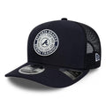 Atlanta Braves MLB Circles Navy 9SEVENTY Stretch Snap Adjustable Cap-klyvox