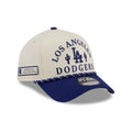 LA Dodgers MLB Rope Cream 9FORTY A-Frame Adjustable Cap-klyvox