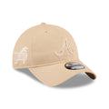 Atlanta Braves MLB Colours Light Beige 9TWENTY Adjustable Cap-klyvox