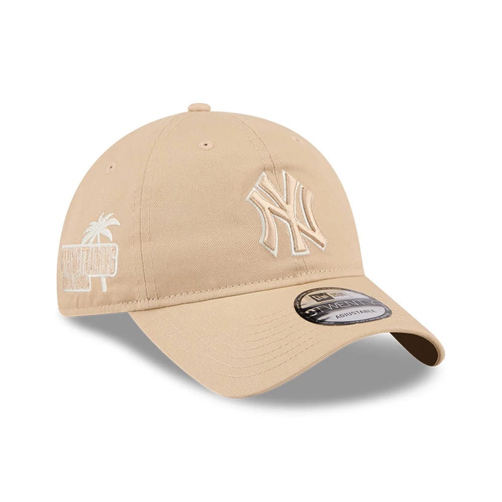 New York Yankees MLB Colours Light Beige 9TWENTY Adjustable Cap-klyvox