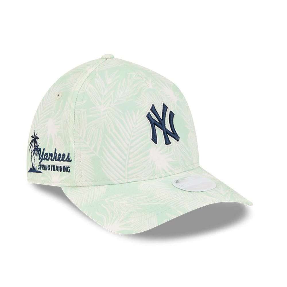 New York Yankees Womens MLB Pastel Green 9TWENTY A-Frame Adjustable Cap-klyvox