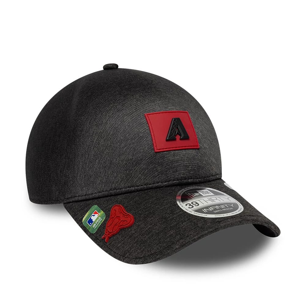 Arizona Diamondbacks MLB Clubhouse Black 39THIRTY Infinity Stretch Fit Cap-klyvox