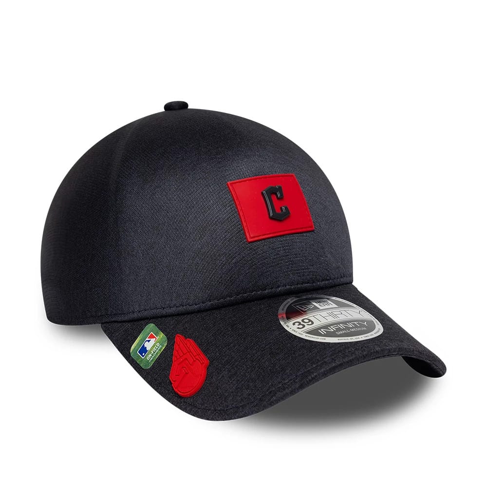 Cleveland Guardians MLB Clubhouse Navy 39THIRTY Infinity Stretch Fit Cap-klyvox