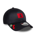 LA Angels MLB Clubhouse Black 39THIRTY Infinity Stretch Fit Cap-klyvox