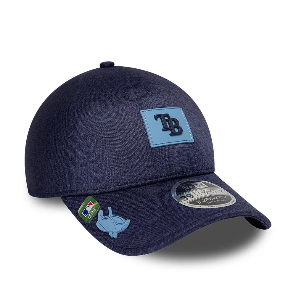 Tampa Bay Rays MLB Clubhouse Navy 39THIRTY Infinity Stretch Fit Cap-klyvox