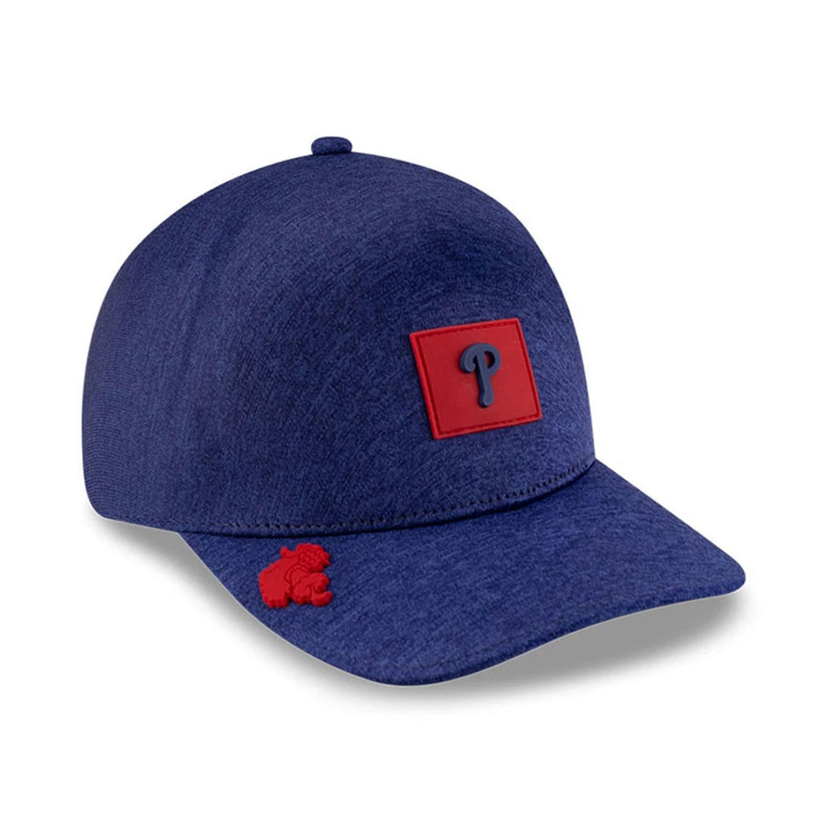 Philadelphia Phillies MLB Clubhouse Red 39THIRTY Infinity Stretch Fit Cap-klyvox