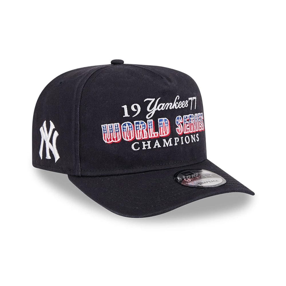 New York Yankees MLB Historic Navy 9FIFTY A-Frame Snapback Adjustable Cap-klyvox