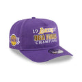 LA Lakers NBA Historic Purple 9FIFTY A-Frame Snapback Adjustable Cap-klyvox