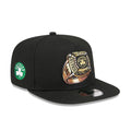 Boston Celtics NBA Ring Black 9FIFTY A-Frame Snapback Adjustable Cap-klyvox