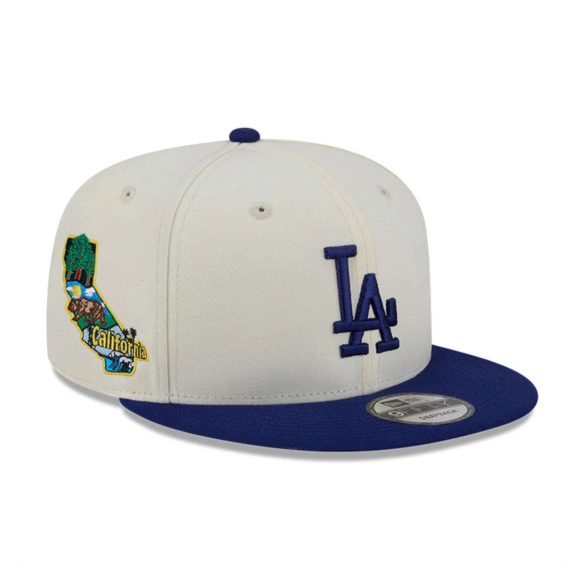 LA Dodgers MLB Localized White 9FIFTY Snapback Adjustable Cap-klyvox