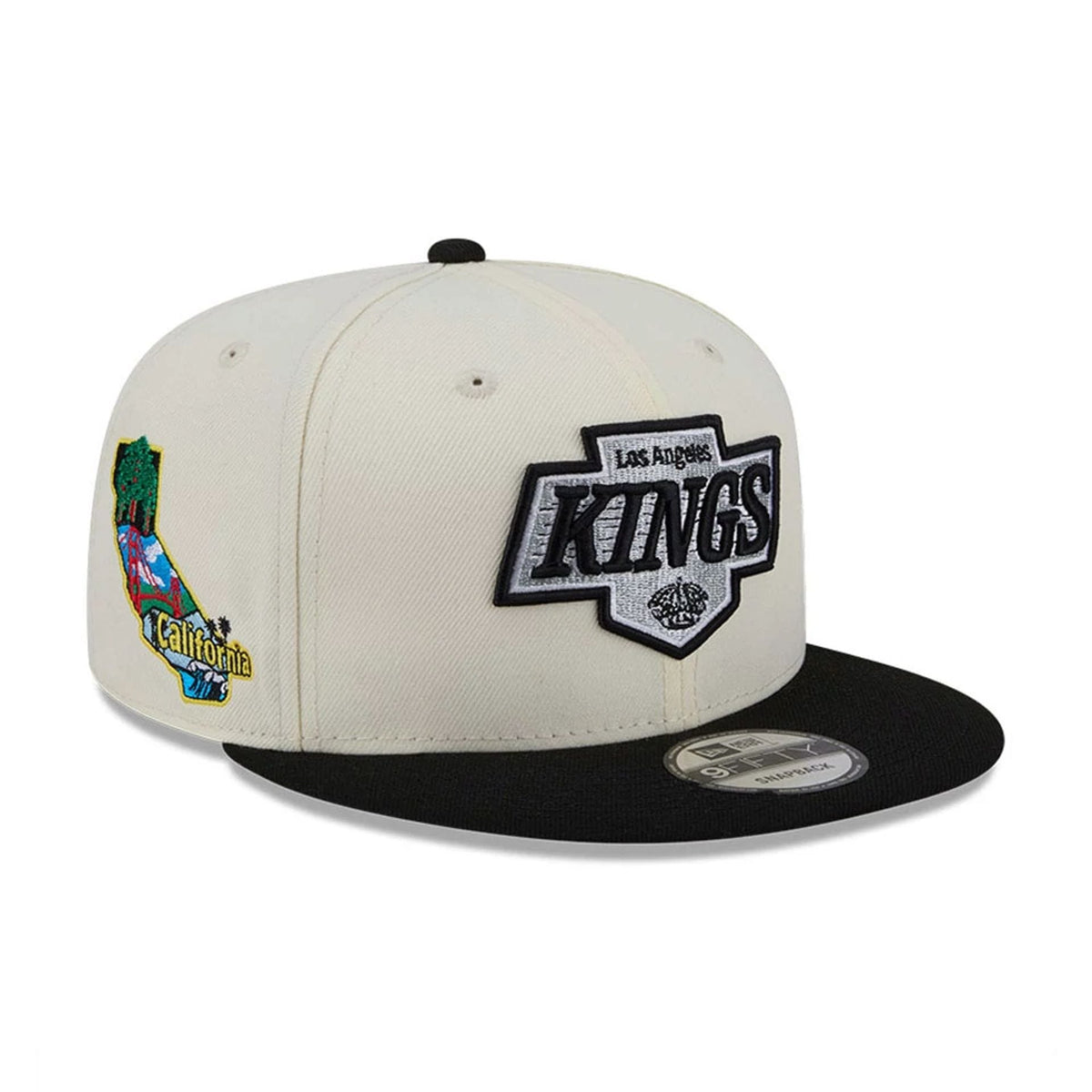 LA Kings NHL Localized White 9FIFTY Snapback Adjustable Cap-klyvox