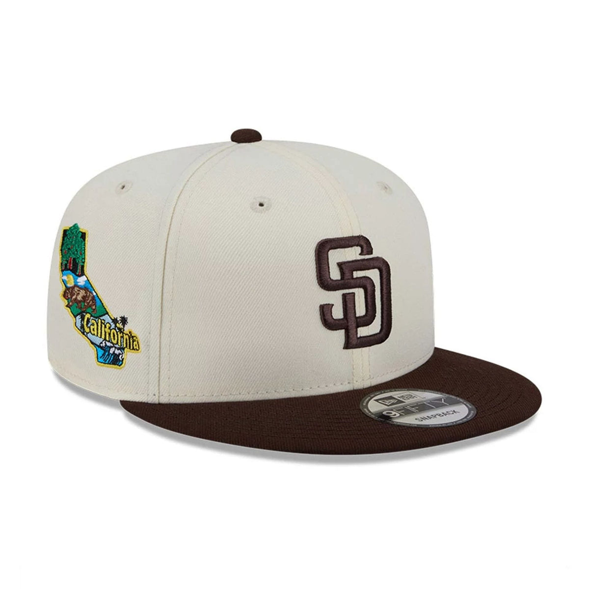 San Diego Padres MLB Localized White 9FIFTY Snapback Adjustable Cap-klyvox